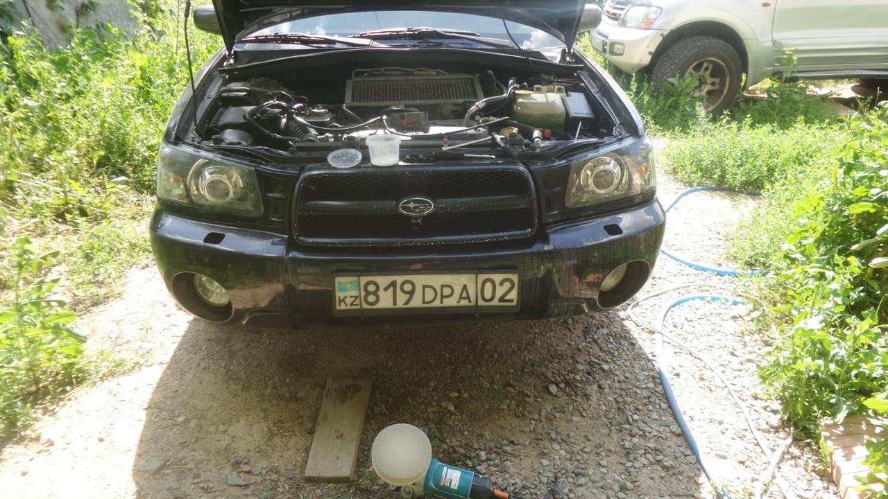 Subaru Forester — полировка фар
