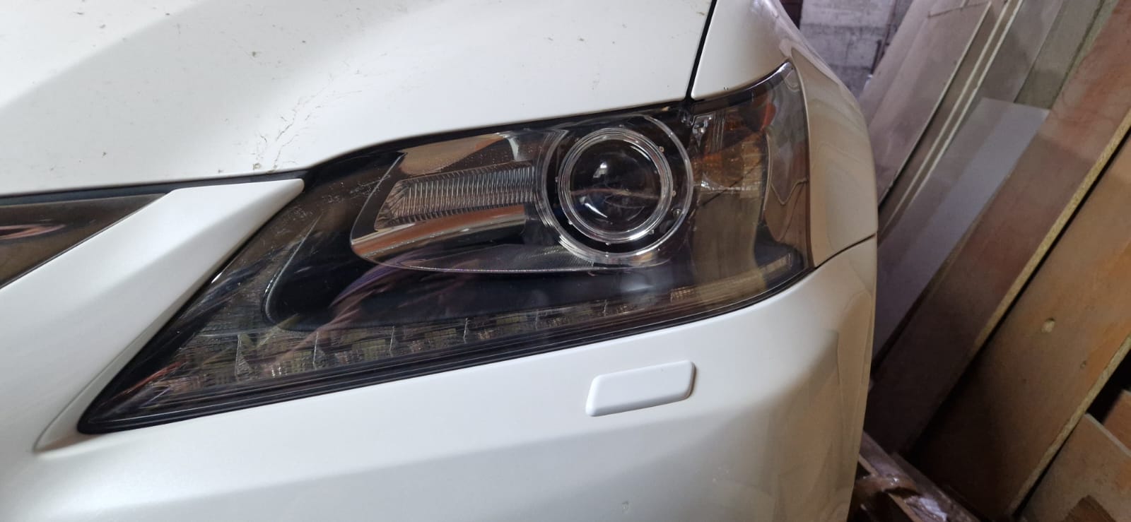 Lexus GS — восстановление фар